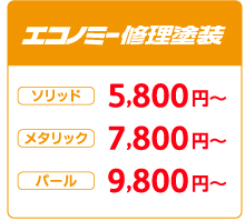 エコノミー修理塗装